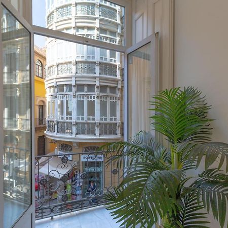 Luminoso Apartamento De Dos Habitaciones Con Vistas A Las Catedral Málaga Esterno foto