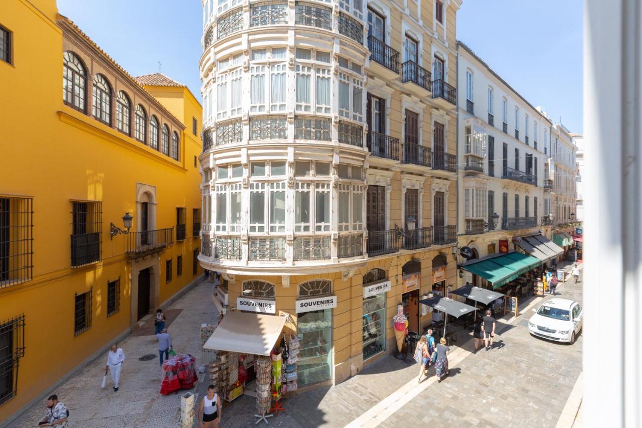 Luminoso Apartamento De Dos Habitaciones Con Vistas A Las Catedral Málaga Esterno foto