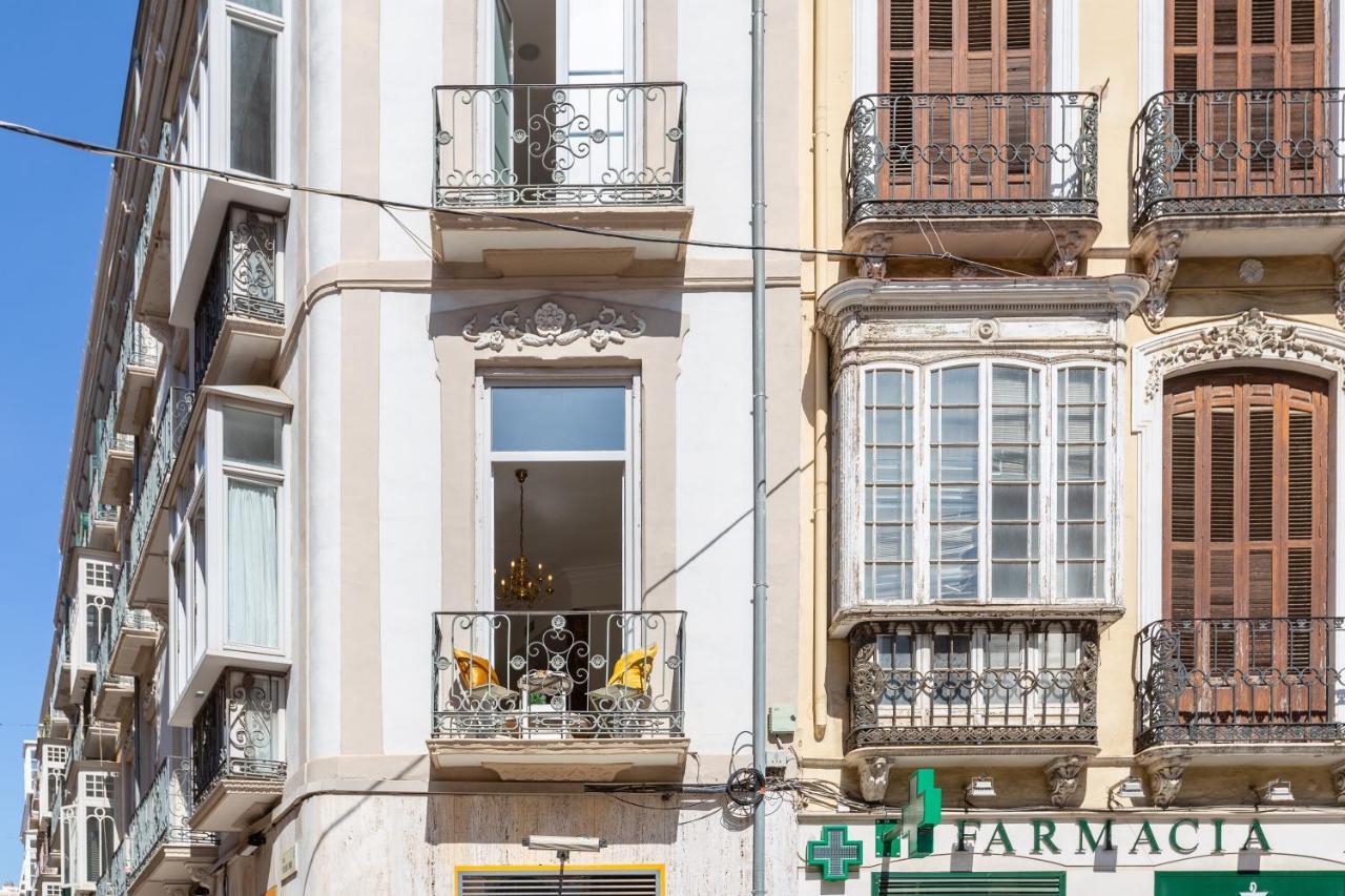 Luminoso Apartamento De Dos Habitaciones Con Vistas A Las Catedral Málaga Esterno foto