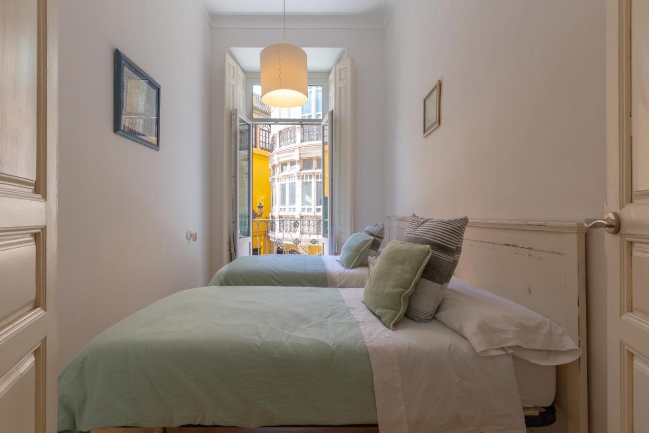 Luminoso Apartamento De Dos Habitaciones Con Vistas A Las Catedral Málaga Esterno foto