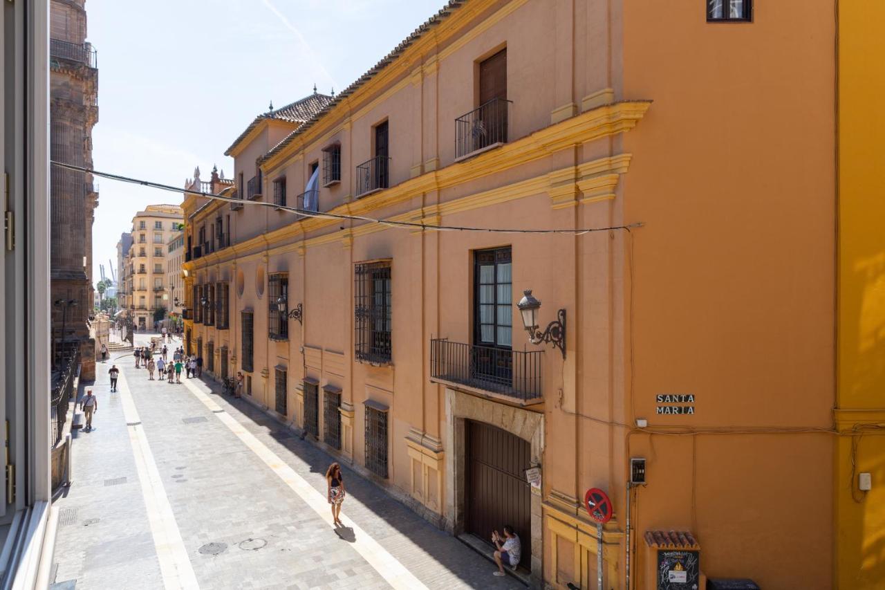 Luminoso Apartamento De Dos Habitaciones Con Vistas A Las Catedral Málaga Esterno foto